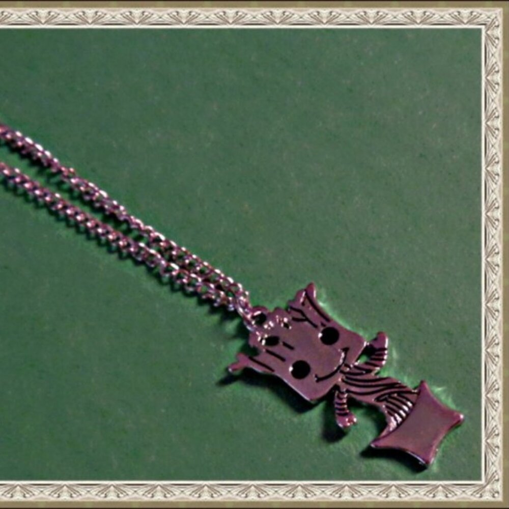 Silver Tone Guardians Of The Galaxy Baby Groot Theme Necklace